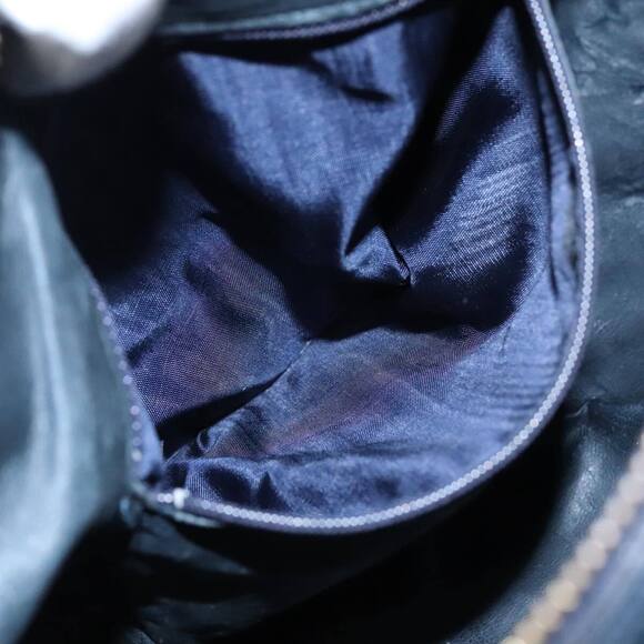 CELINE C Sulky Hand Bag Canvas Navy Auth 103383 - Picture 12 of 16